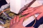 free motion embroidery in hoop