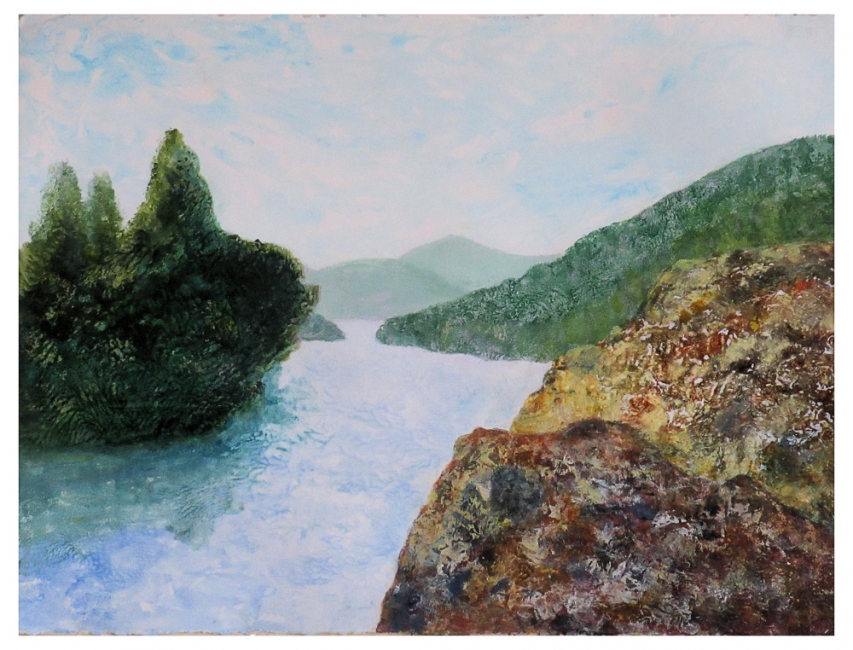 River-among-Mountains